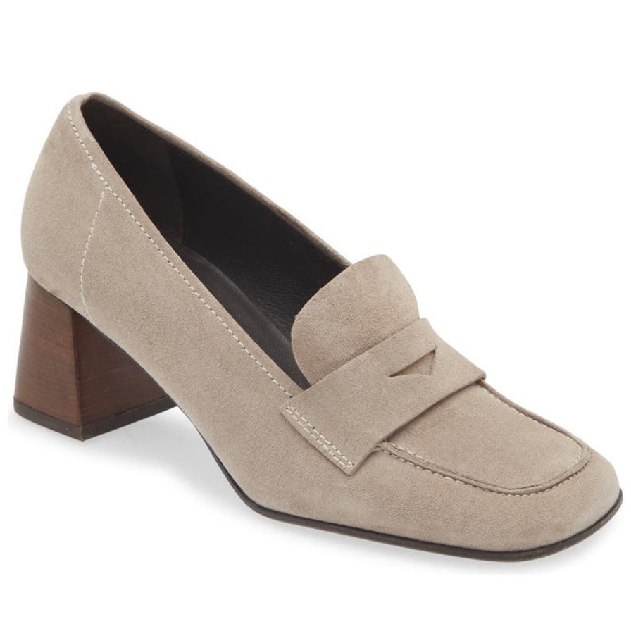 Shoes chocolat blu | Zaza Taupe Suede