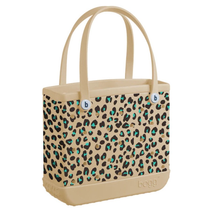 Handbags bogg bags | Leopard Baby Bogg Turquoise