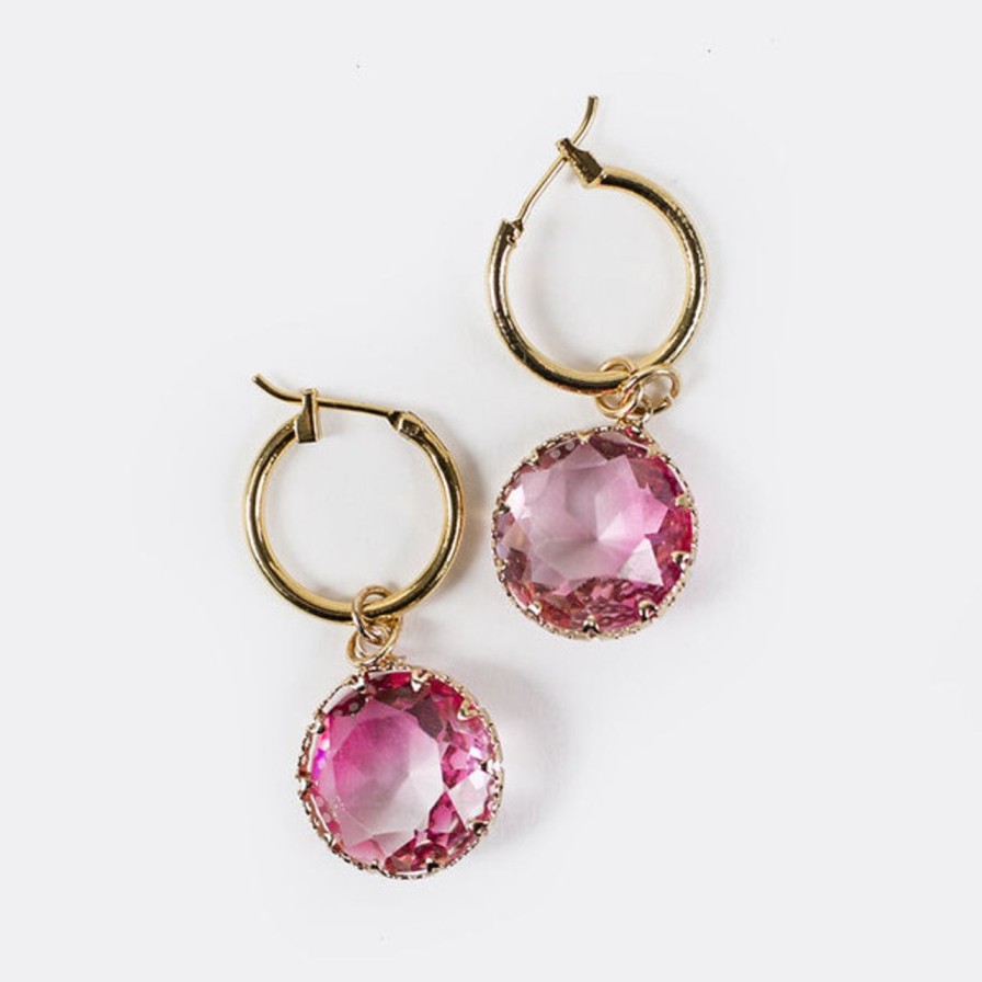 Jewelry melania clara | Sky Earrings Pink