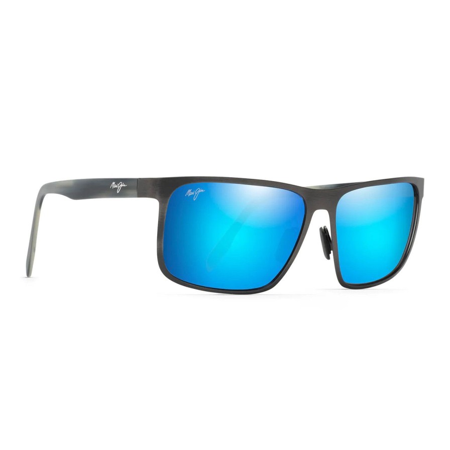 Accessories maui jim | Blue Wana Brushed Dark Gunmetal