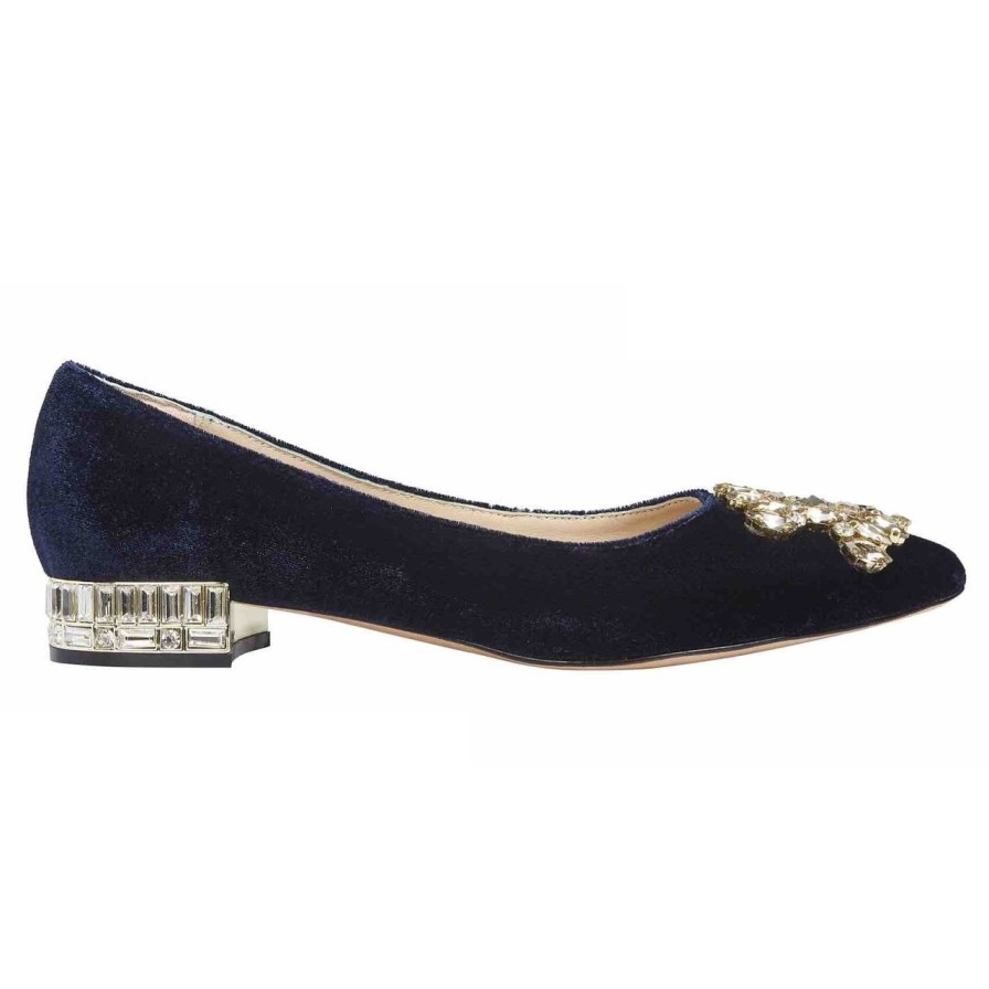 Shoes lucy choi | Primrose Navy Velvet