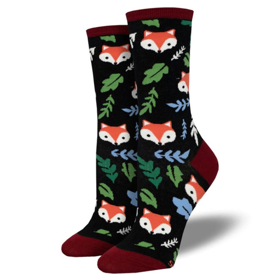 Apparel sock smith | Foxy Fall Black