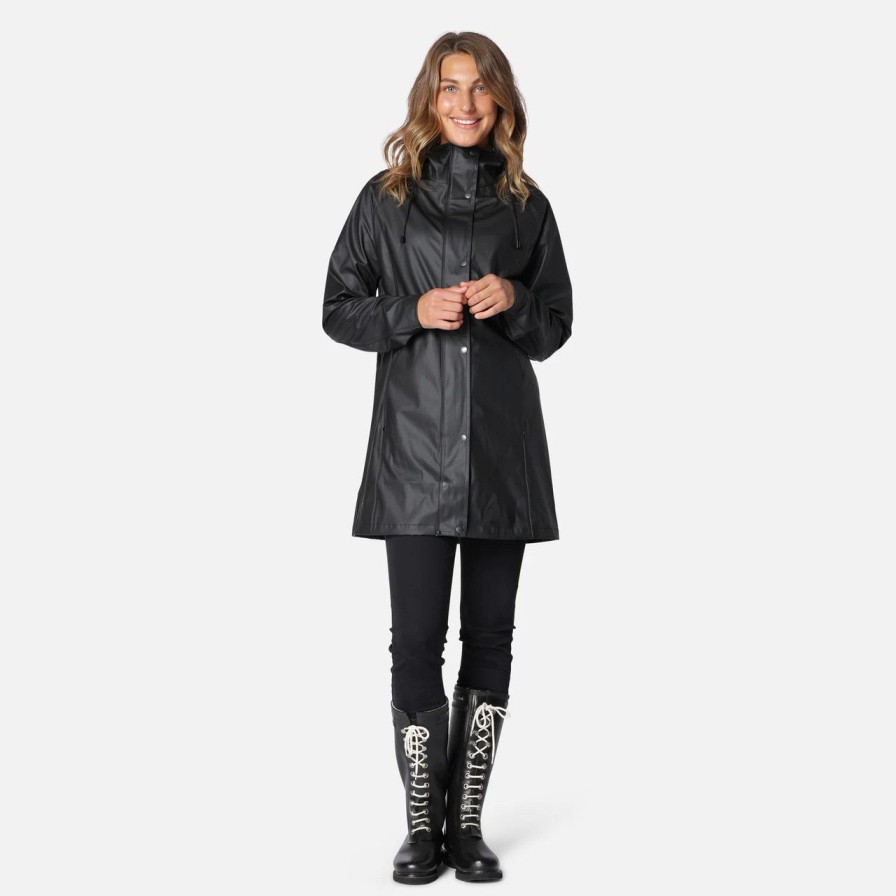 Apparel ilse jacobsen | Rain87-Raincoat Black