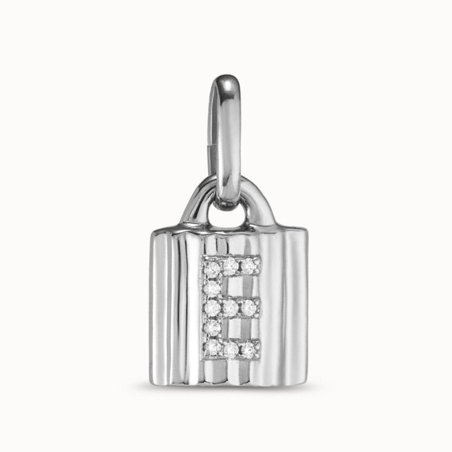 Jewelry uno de 50 | Mypadlock Silver E Charm