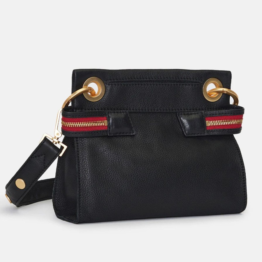 Handbags hammitt | Tony Sig Sml Black Red Zip