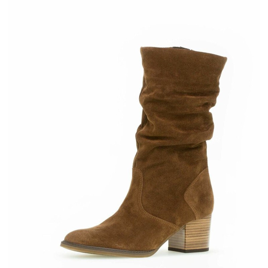 Shoes gabor | 92.894.41 Dreamvelour Whisky Tall Slouchy