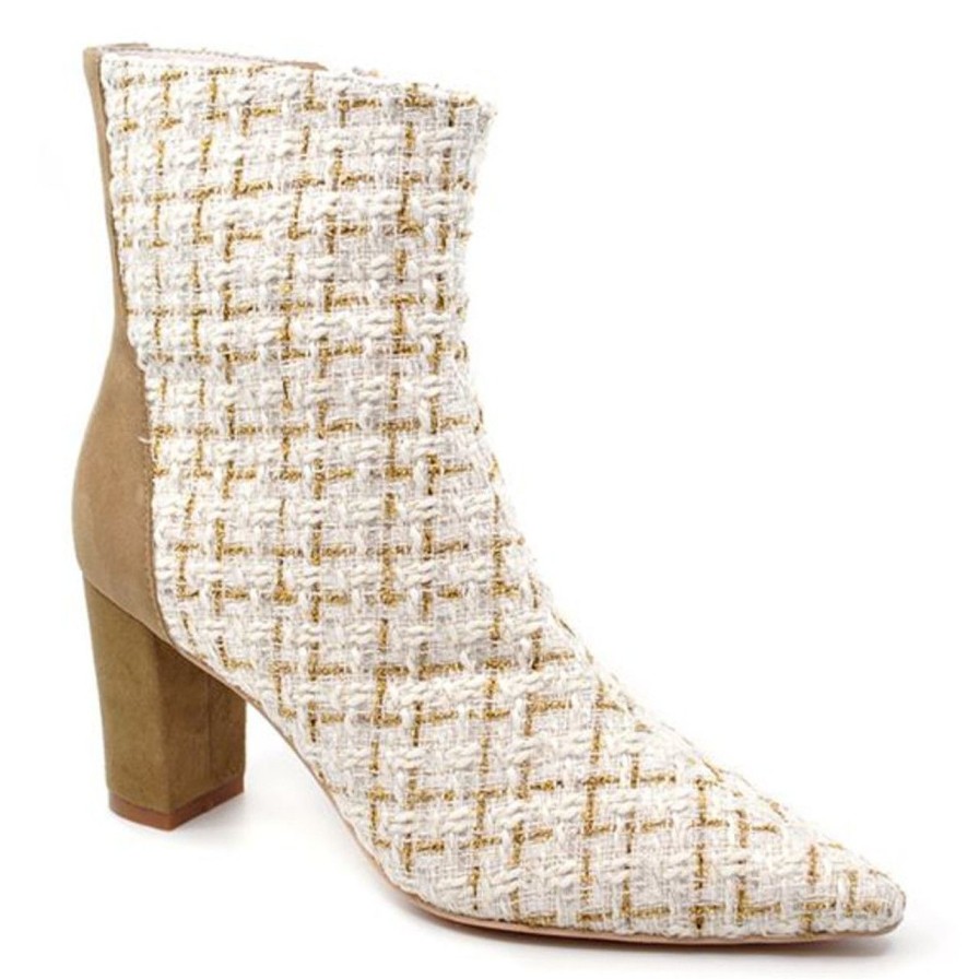 Shoes KOKO + Palenki | Tweed Boot Camel