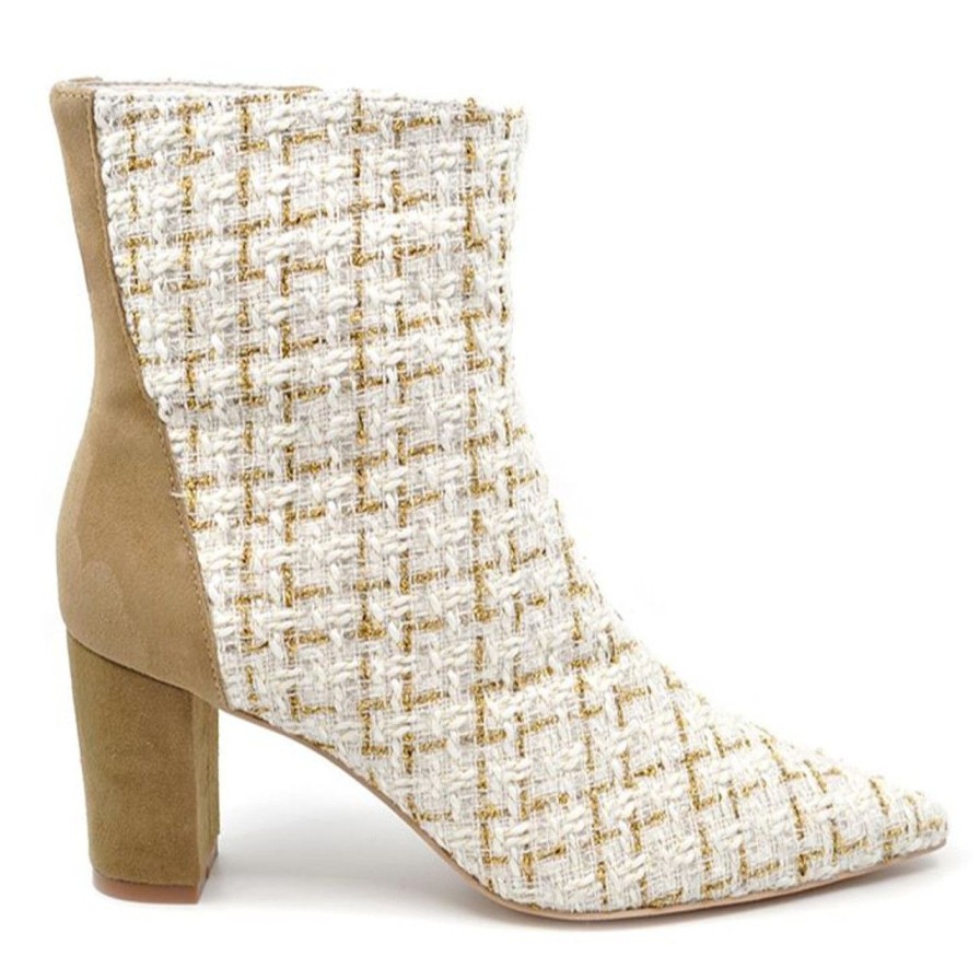 Shoes KOKO + Palenki | Tweed Boot Camel