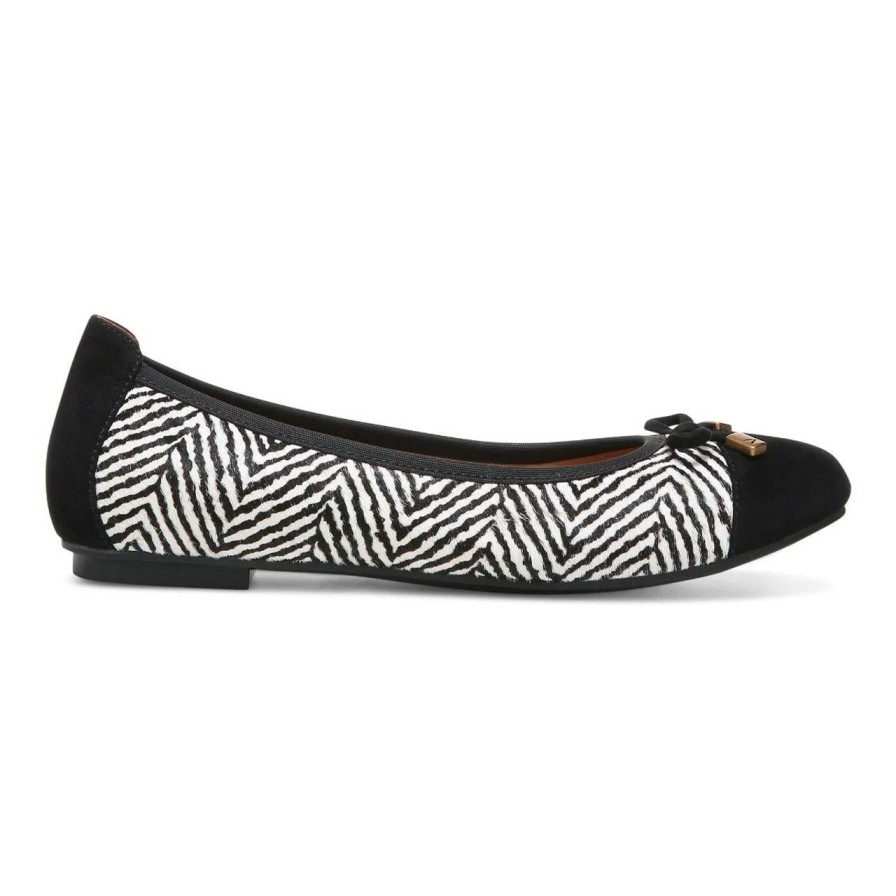 Shoes vionic | Minna Black White Herringbone