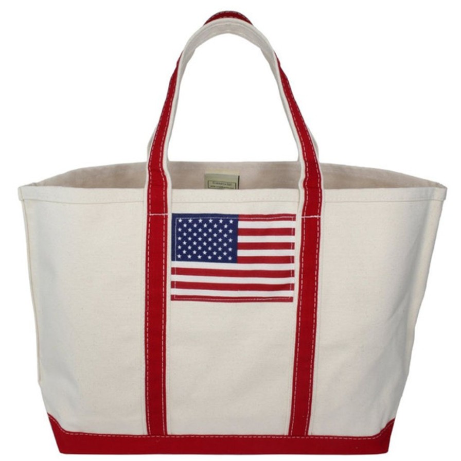 Handbags crab & cleek | Crab & Cleek Old Glory Bag Red Handles