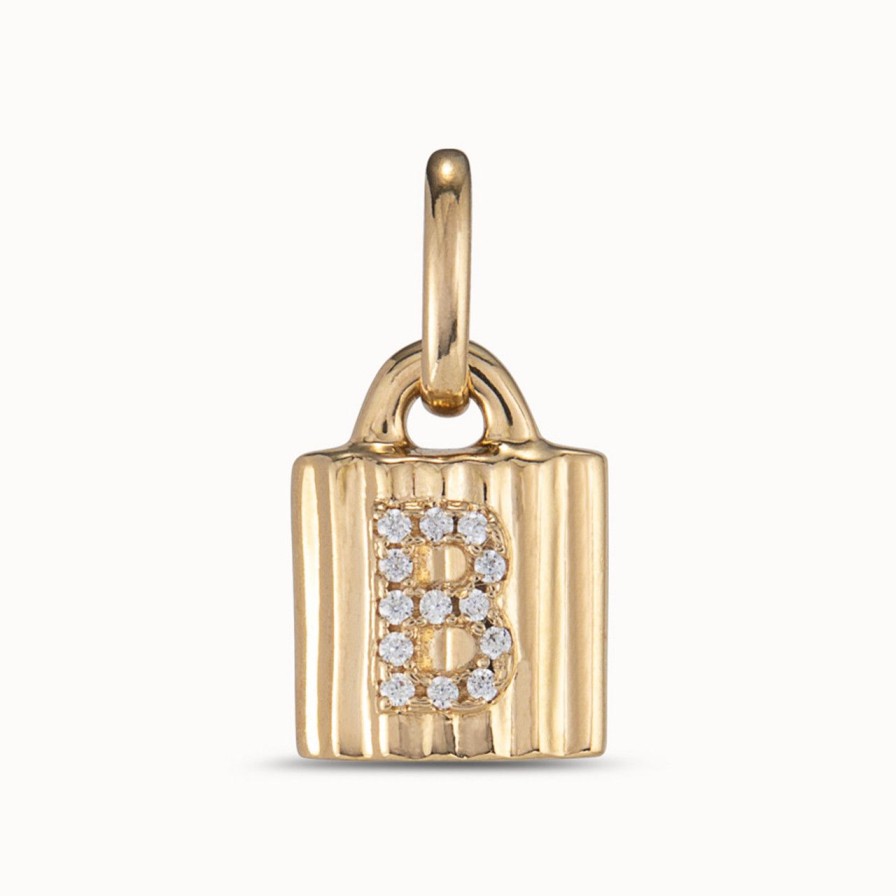 Jewelry uno de 50 | Mypadlock B Gold Charm