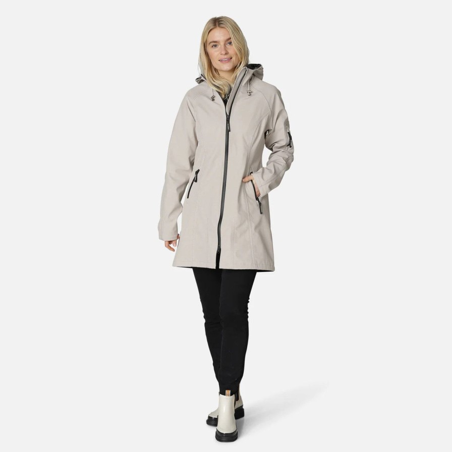 Apparel ilse jacobsen | Rain37- Raincoat Chateau Gray