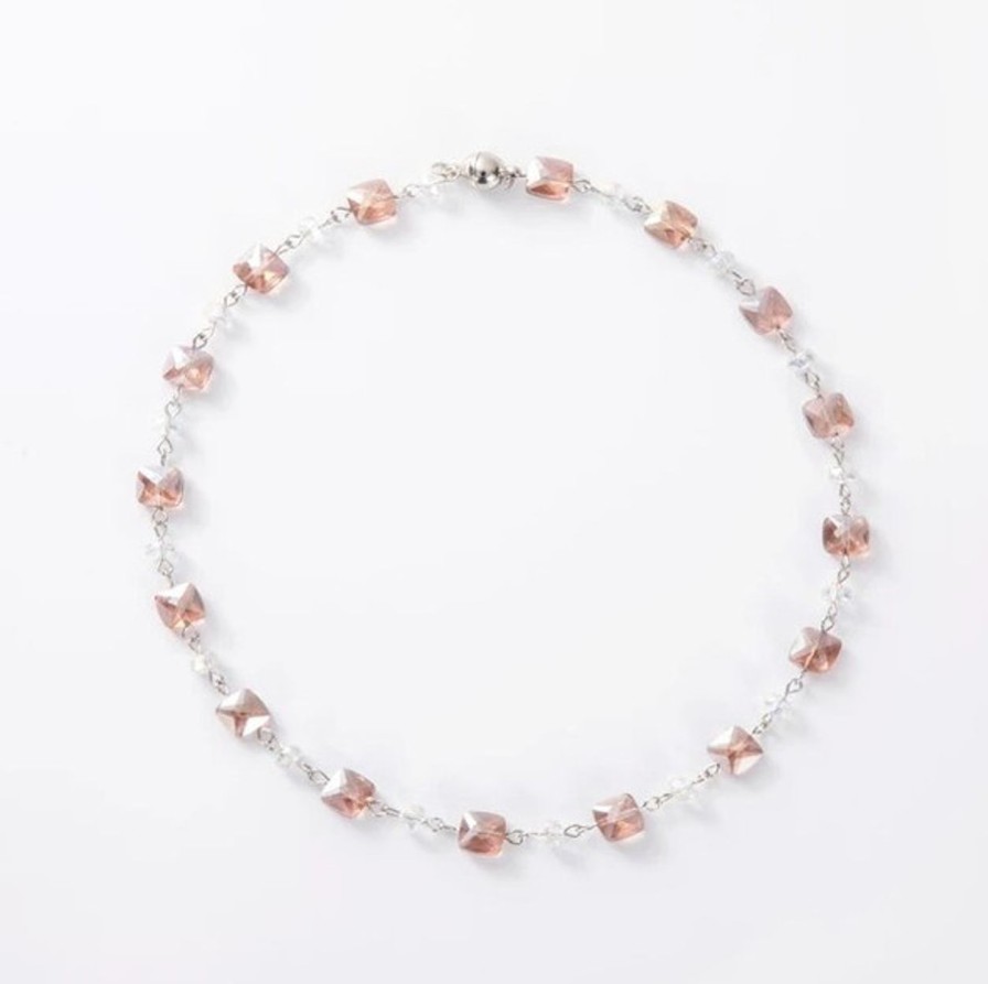 Jewelry melania clara | Callie Blush Necklace