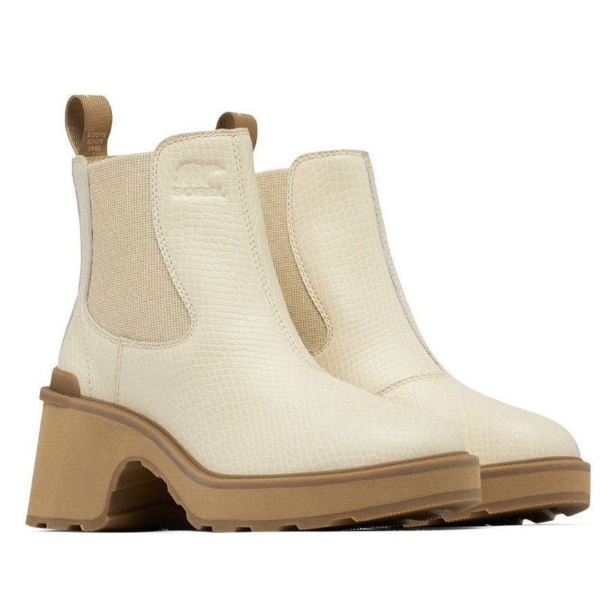 Shoes sorel | Hi-Line Heel Chelsea Bleached Ceramic