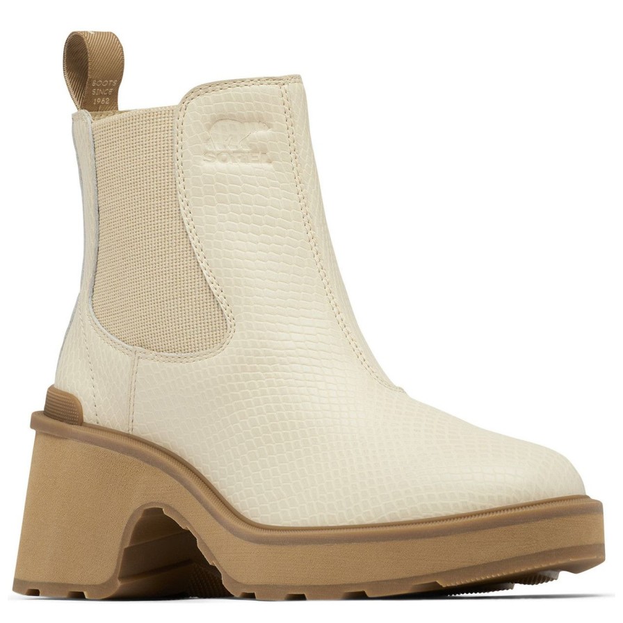 Shoes sorel | Hi-Line Heel Chelsea Bleached Ceramic