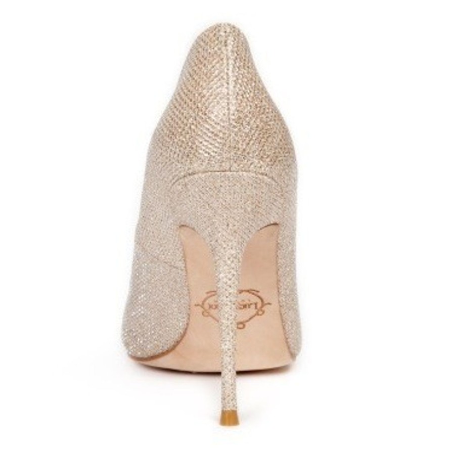 Shoes lucy choi | Lucy Choi Aster Beige Glitter