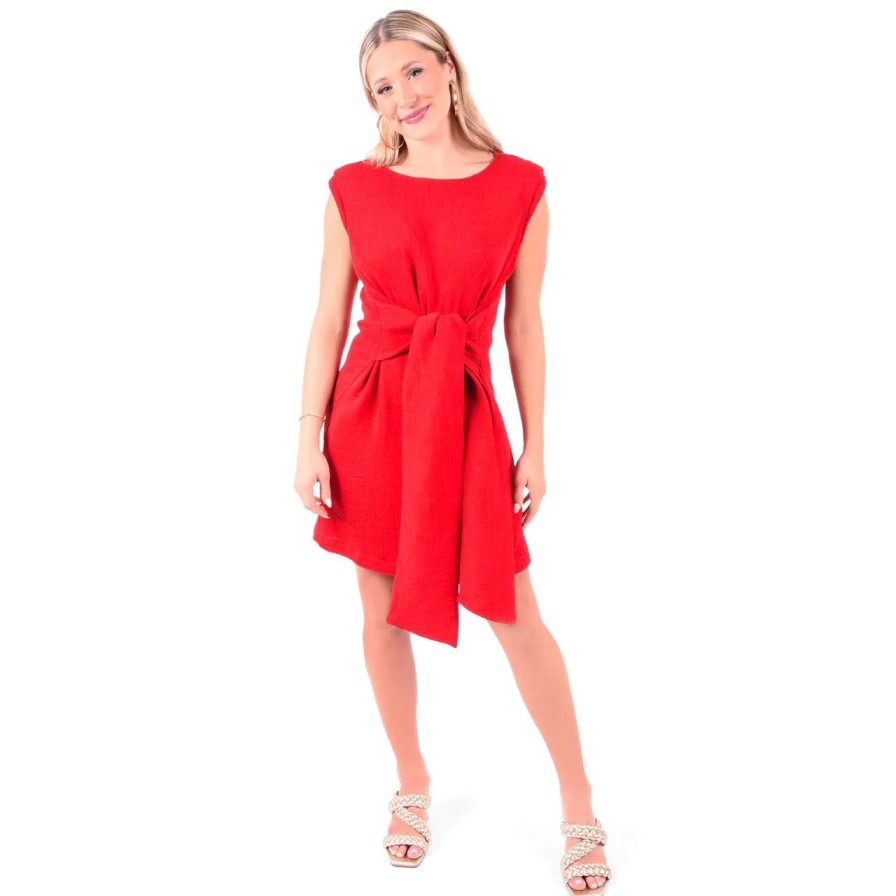 Apparel emily mccarthy | Del Mar Dress Cranberry