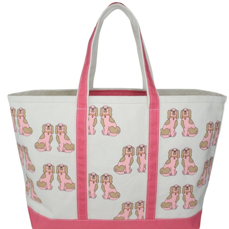 Handbags crab & cleek | Crab & Cleek Staffordshire Dogs Bag