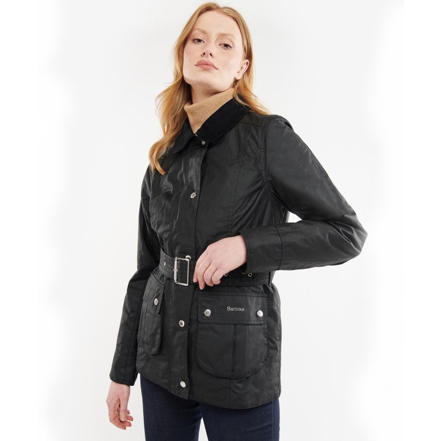 Apparel barbour | Pendula Wax Black Jacket