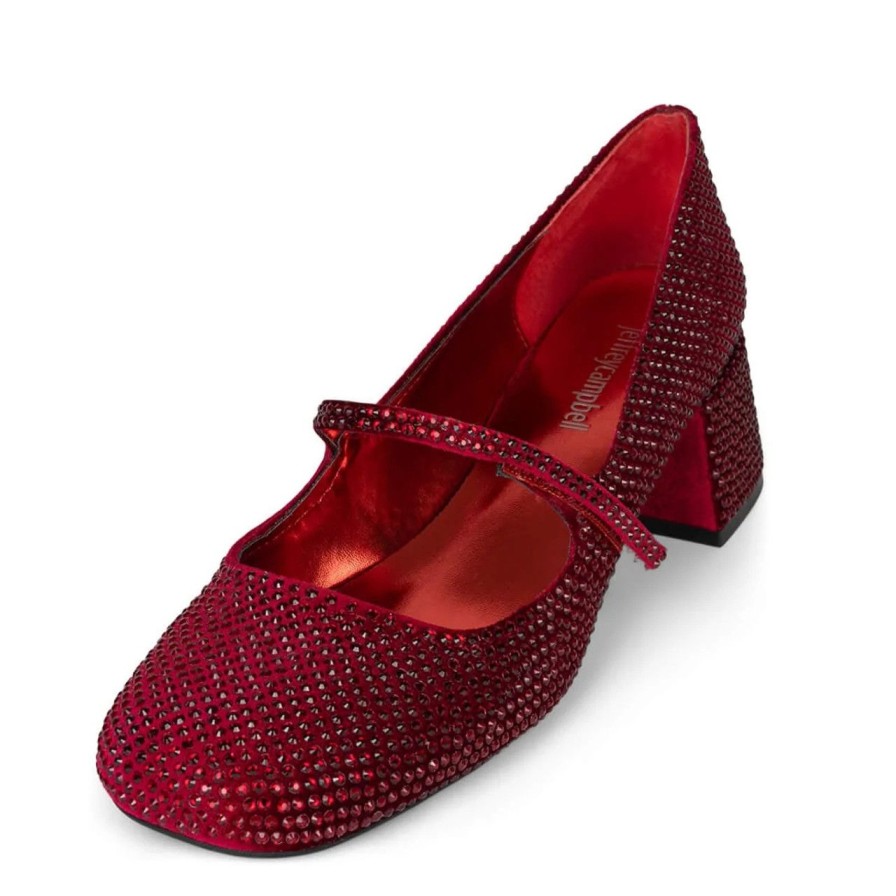 Shoes jeffrey campbell | Regal Red Velvet Combo