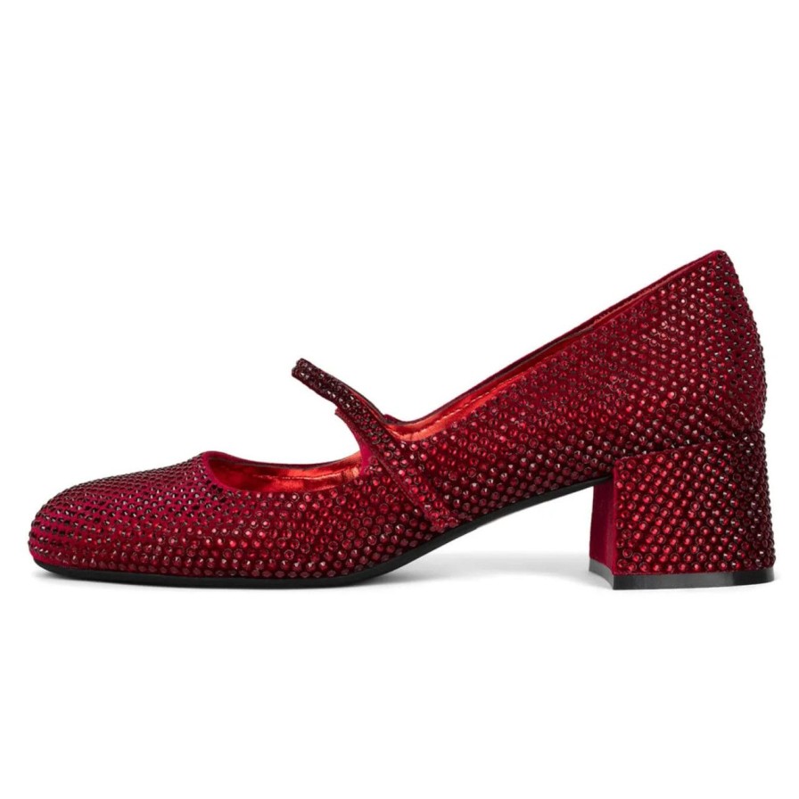 Shoes jeffrey campbell | Regal Red Velvet Combo