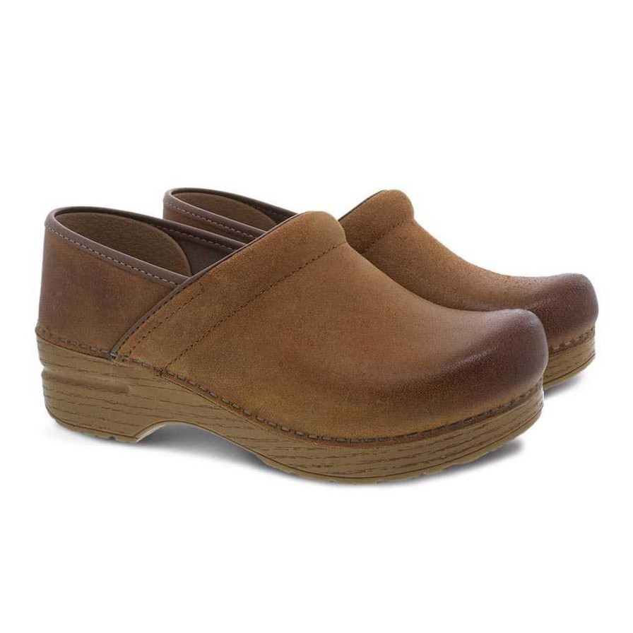 Shoes dansko | Professional Tan Burnished Suede