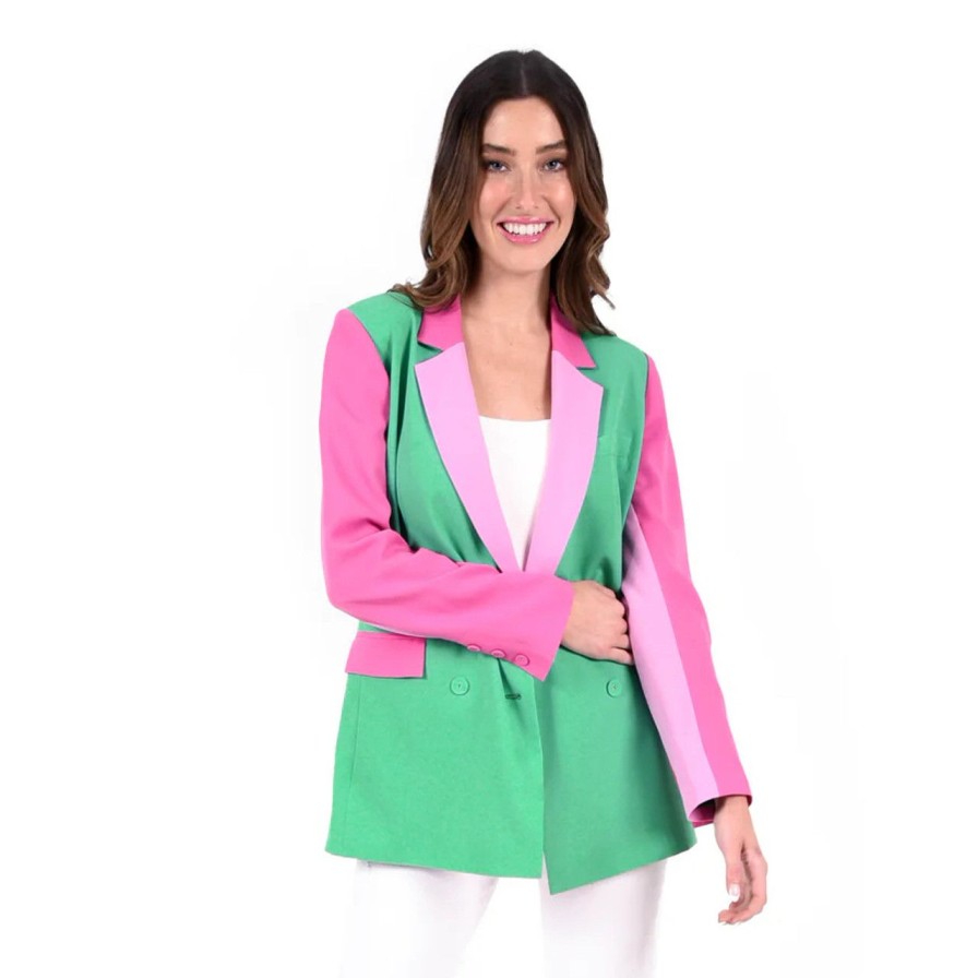 Apparel emily mccarthy | Bristol Blazer Watermelon Sugar