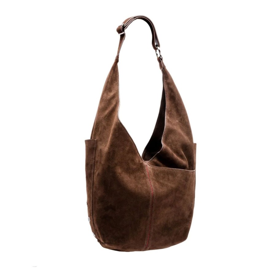 Handbags hammitt | Tom Zip Espresso Suede