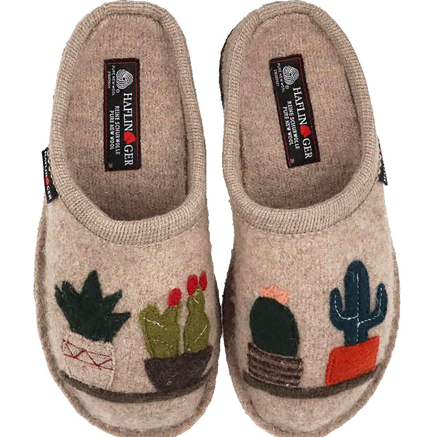 Shoes haflinger | Cactus Natural Slipper