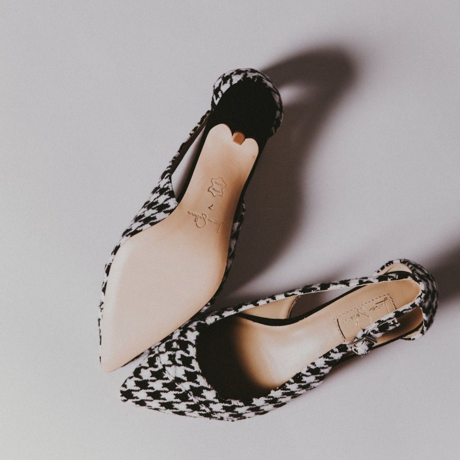 Shoes luna selene | Harmon Houndstooth Kitten Heel