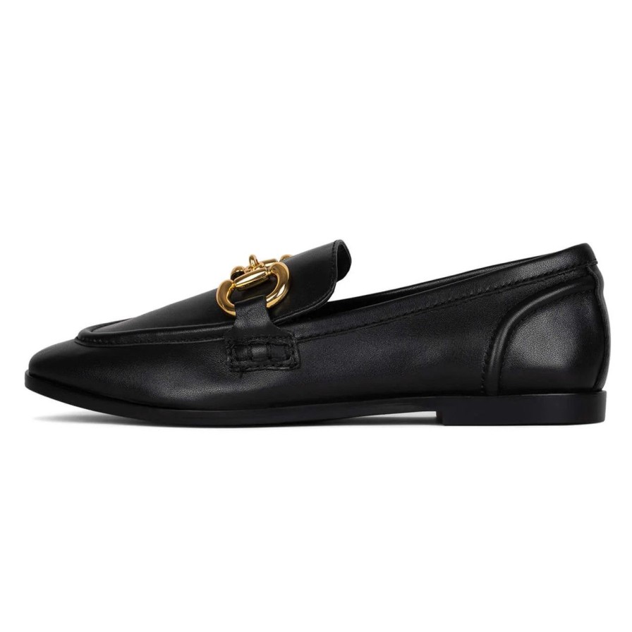 Shoes jeffrey campbell | Velviteen Black Gold Loafer