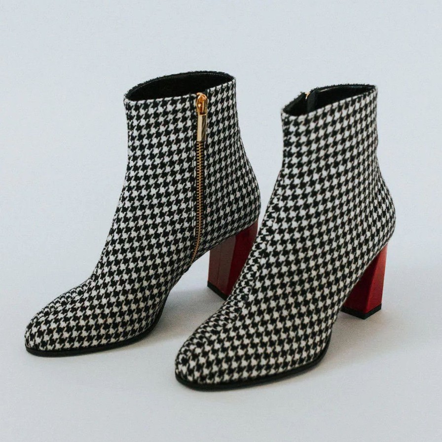 Shoes luna selene | Jackie O. Houndstooth Bootie 2.0