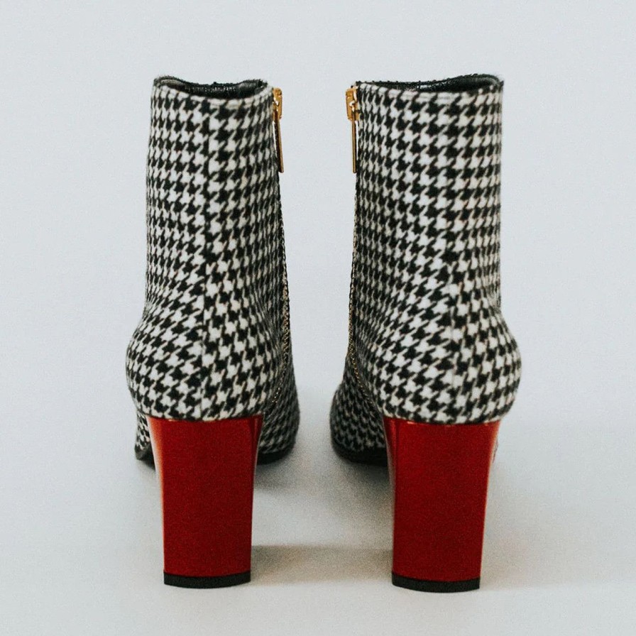 Shoes luna selene | Jackie O. Houndstooth Bootie 2.0