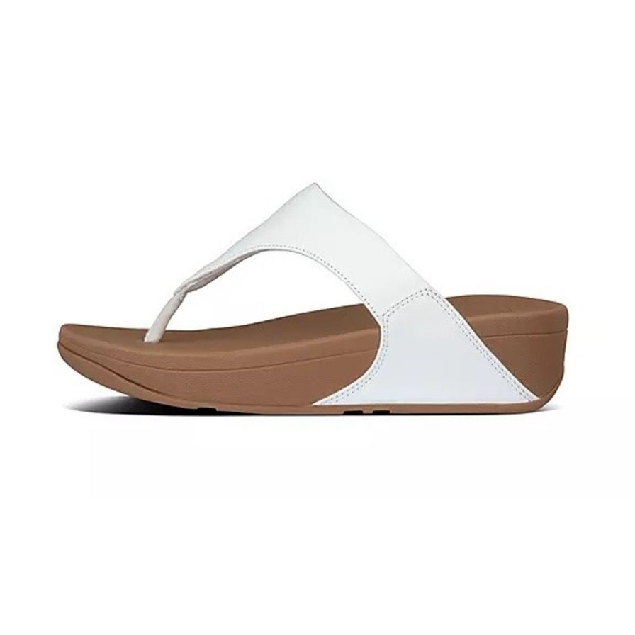 Shoes fit flop | Lulu Leather Toe Post White