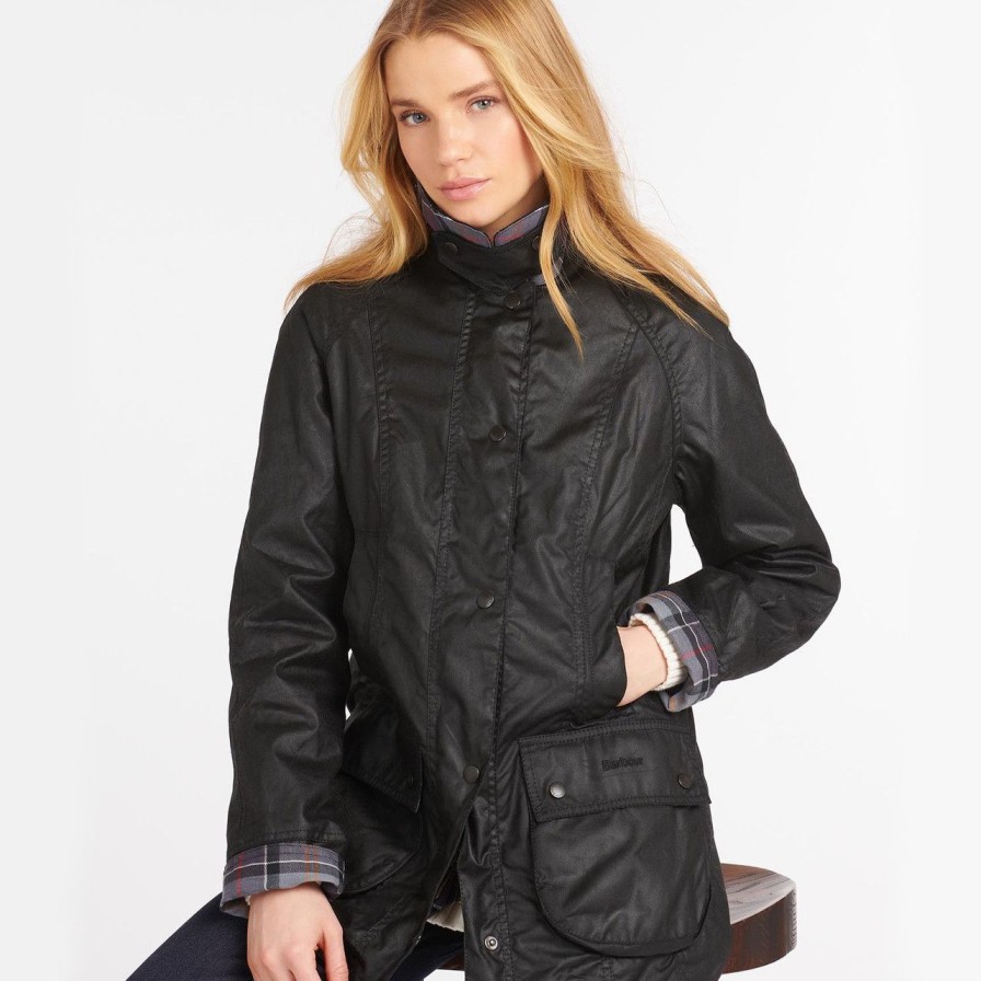 Apparel barbour | Beadnell Wax Jacket Black