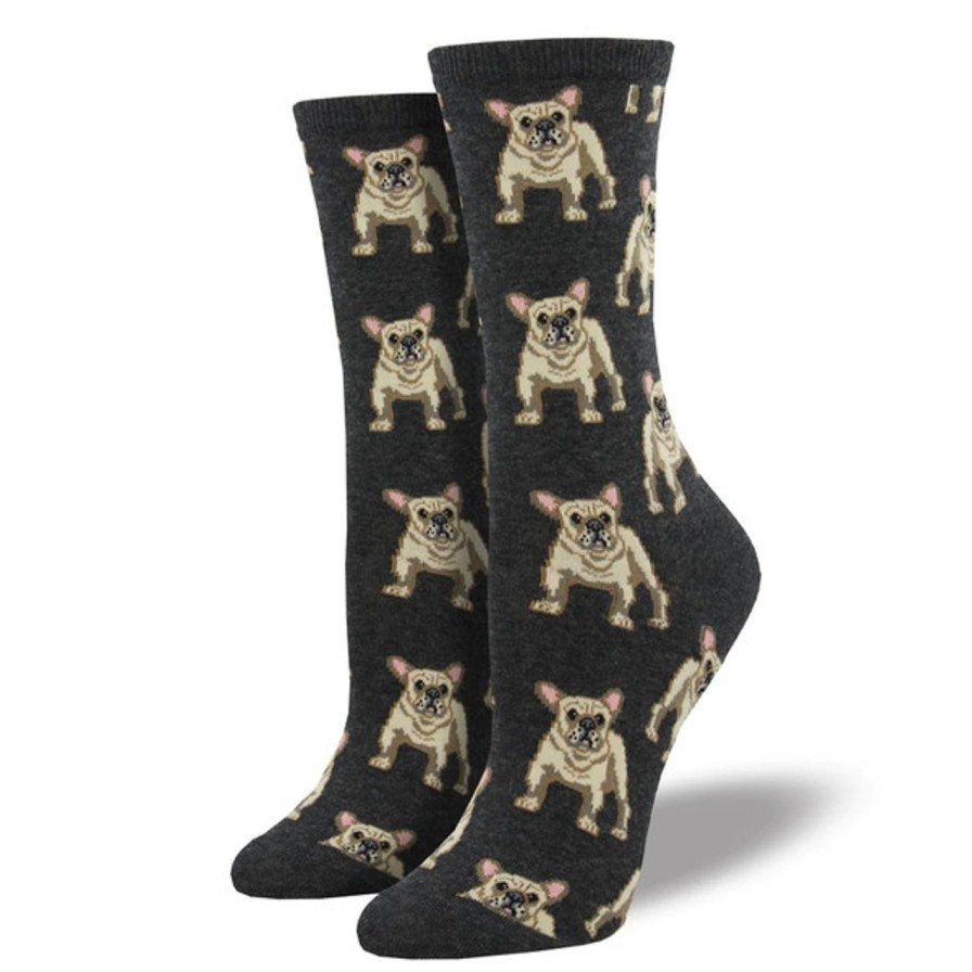 Apparel sock smith | Frenchie Charcoal Heather