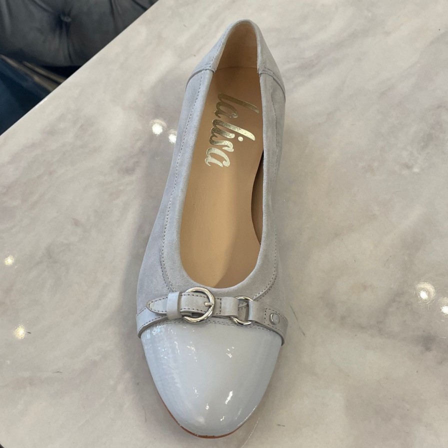 Shoes lalisa | Cherish Grey Ballet Flat