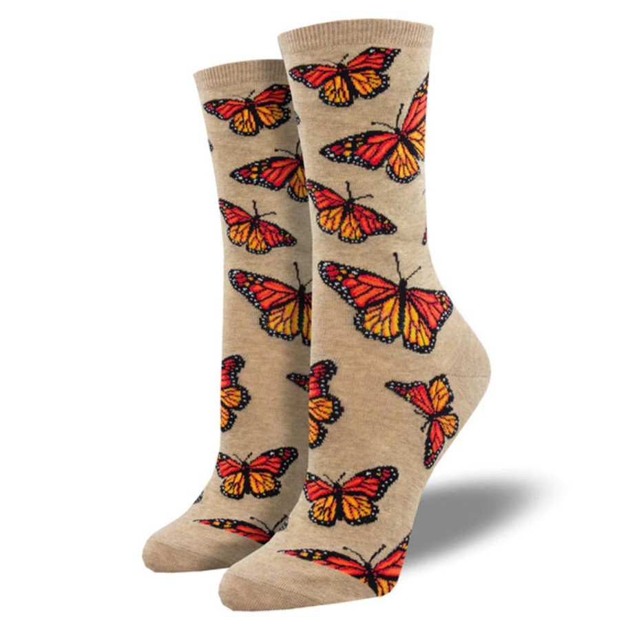 Apparel sock smith | Social Butterfly Hemp Heather