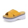 Shoes chocolat blu | Magic Yellow Slide