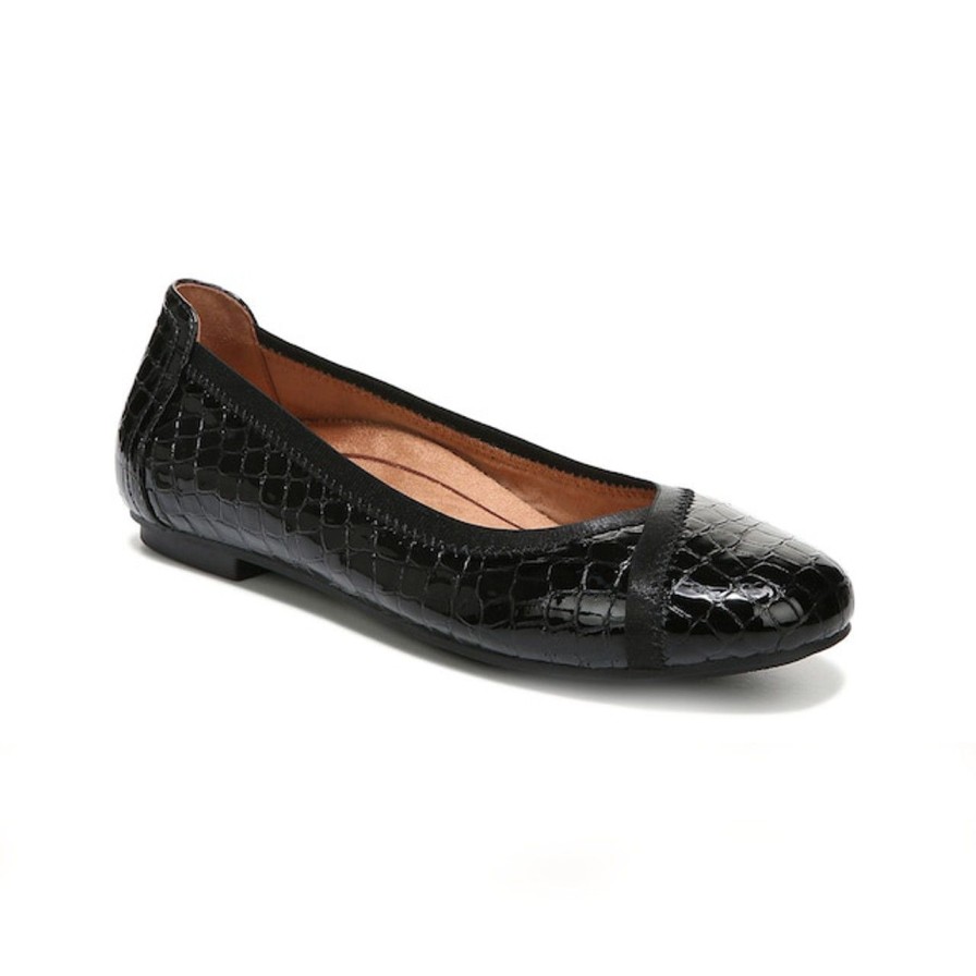 Shoes vionic | Caroll Black Pt Croc