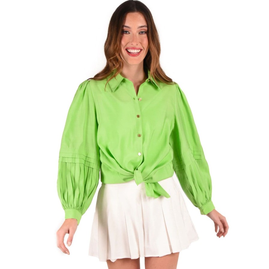 Apparel emily mccarthy | Oxford Shirt Garden Green