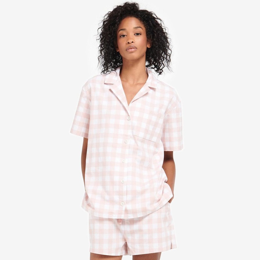 Apparel barbour | Etta Ging Pj Set Pink