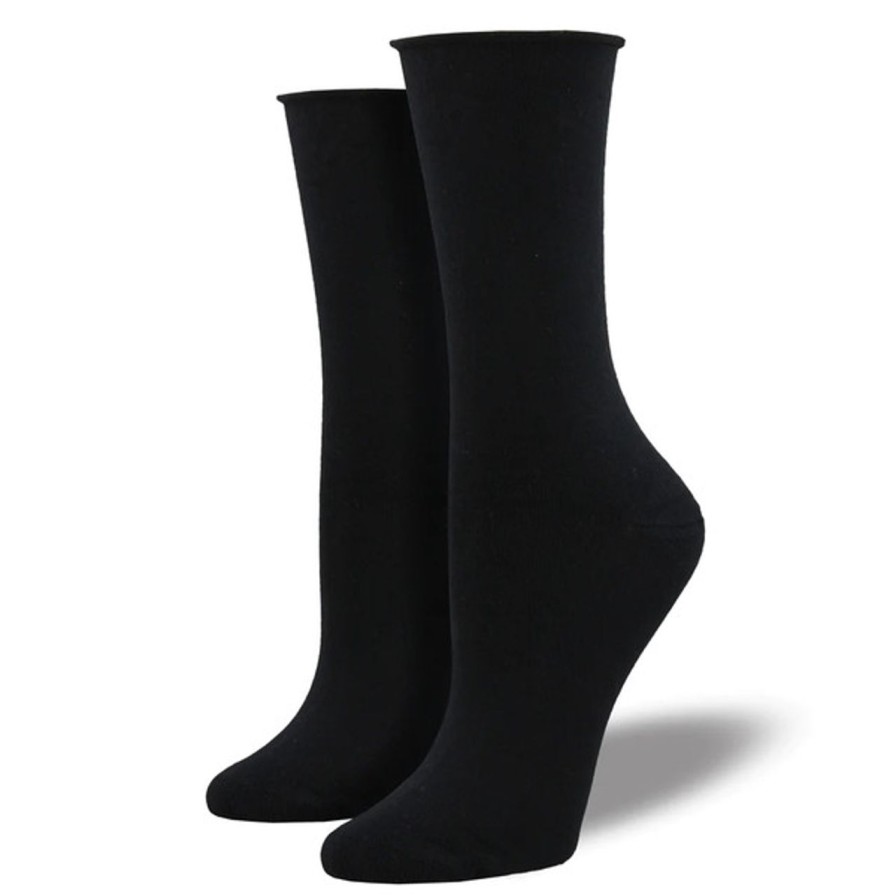 Apparel sock smith | Solid Black Sock