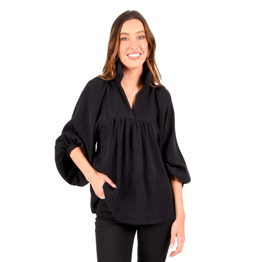 Apparel emily mccarthy | Stella Top Jet Black