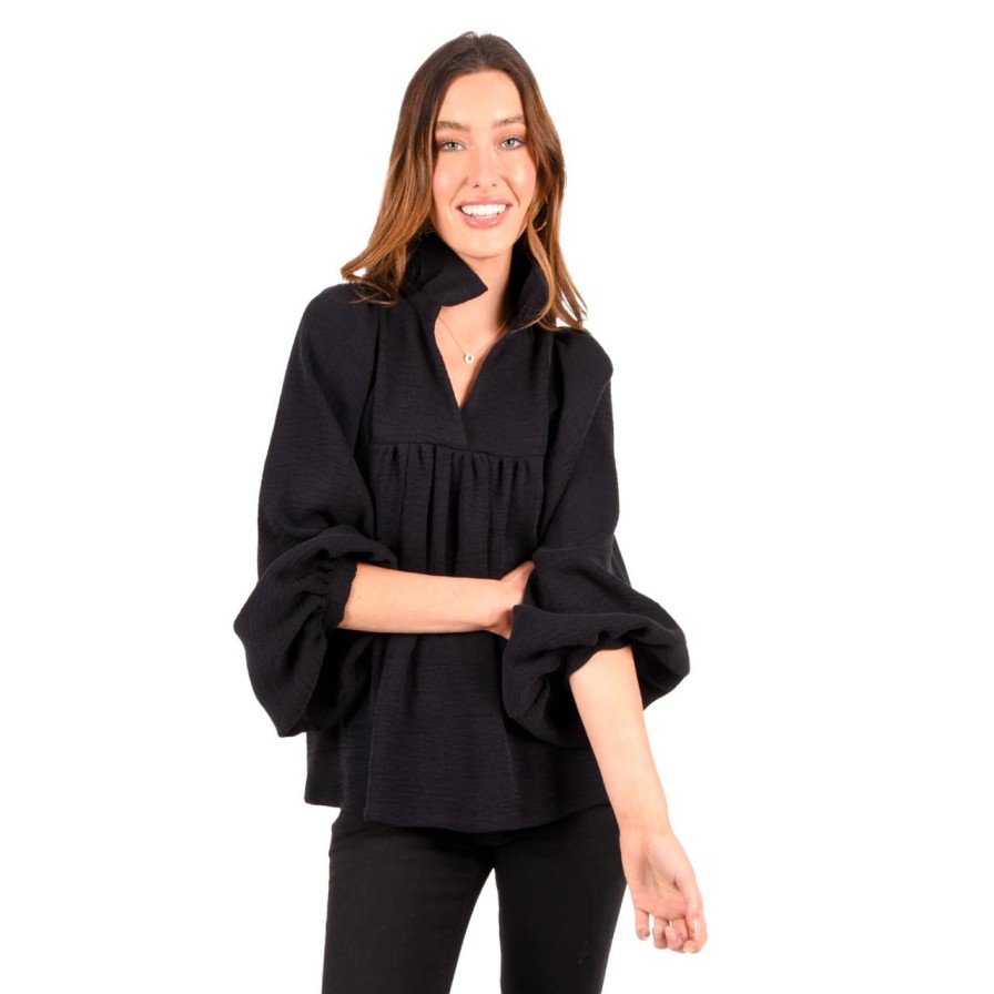 Apparel emily mccarthy | Stella Top Jet Black