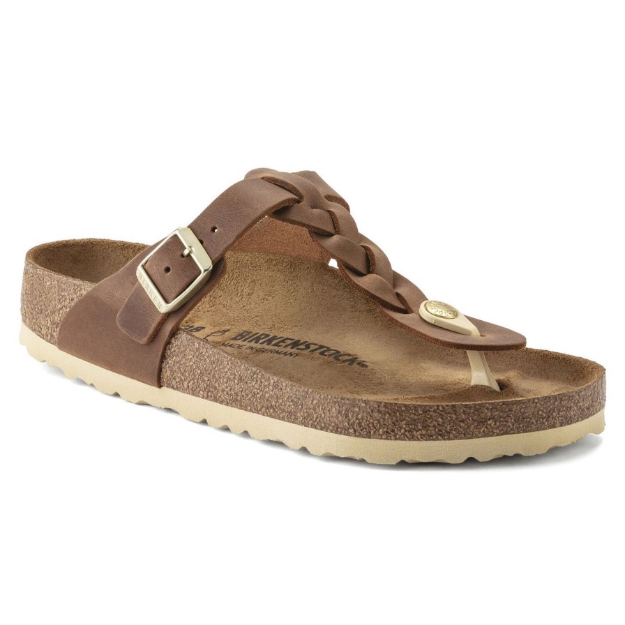 Shoes birkenstock | Gizeh Braided Cognac