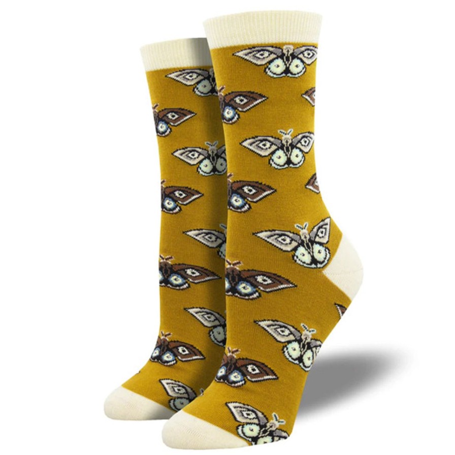 Apparel sock smith | Vintage Moths Gold