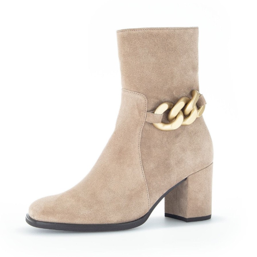 Shoes gabor | 95.621.12 Dreamvelour Desert Gold Matt Bootie