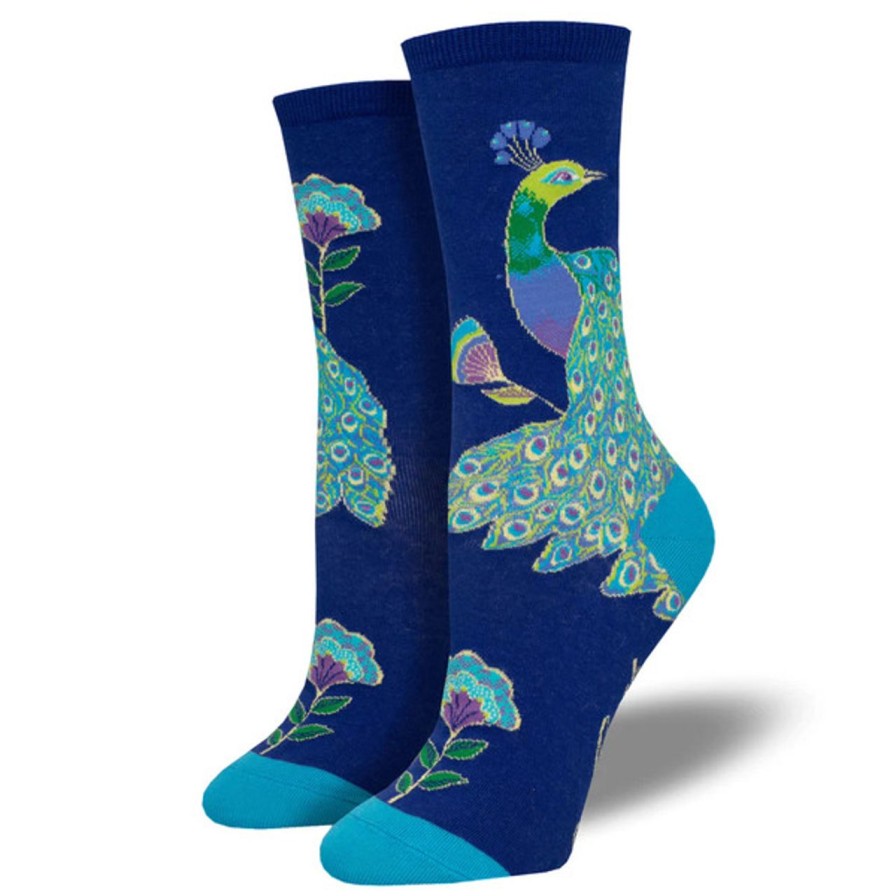 Apparel sock smith | Intricate Peacock Blue